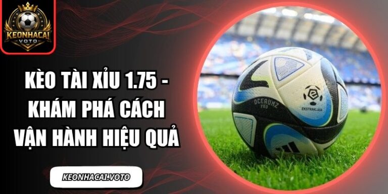Kèo Tài Xỉu 1.75 - Khám Phá Cách Vận Hành Hiệu Quả 2 kèo tài xỉu 1.75