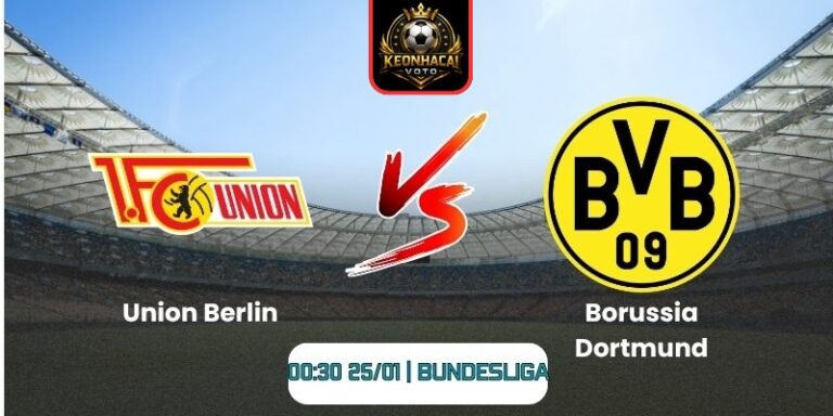 Soi kèo nhận định trận Union Berlin vs Borussia Dortmund (00:30 25/01 | Bundesliga) 1 Soi kèo nhận định trận Union Berlin vs Borussia Dortmund