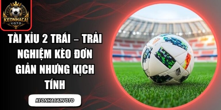 Tài Xỉu 2 Trái – Trải Nghiệm Kèo Đơn Giản Nhưng Kịch Tính 8 Tài xỉu 2 trái