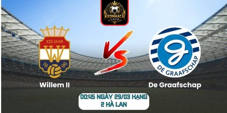 Soi kèo trận Willem II vs De Graafschap (00:45 ngày 29/03, Hạng 2 Hà Lan) 5 Willem II vs De Graafschap